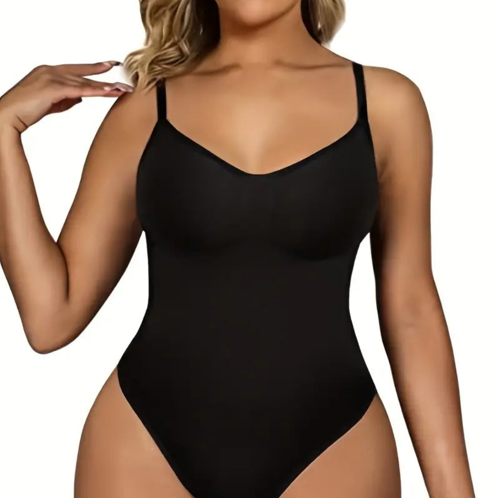 NWT 2XL Bodysuit for Women Tummy Control Shapewear Seamless Sculpting Thong Body